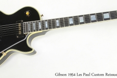 Gibson 1954 Les Paul Custom Reissue Black, 2000  Full Front View