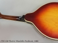 Gibson EM-150 Electric Mandolin Sunburst, 1969 Full Rear View