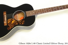 Gibson 1930s L-00 Classic Limited Edition Ebony, 2015 Full Front View