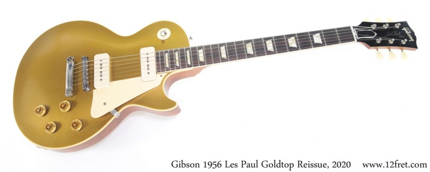 Gibson 1956 Les Paul Goldtop Reissue, 2020 Full Front View