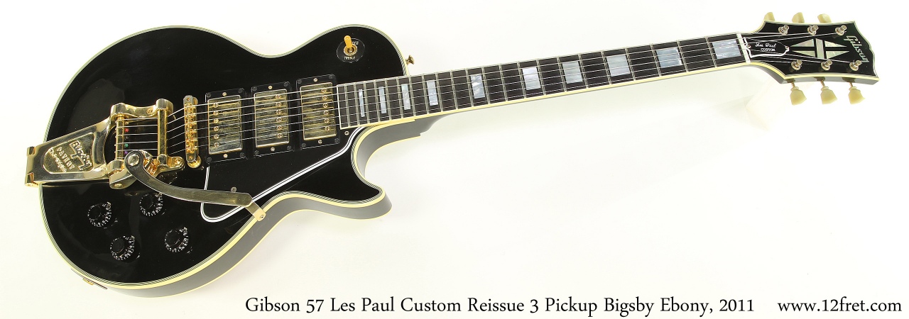 Gibson les paul custom clearance 57 reissue black beauty