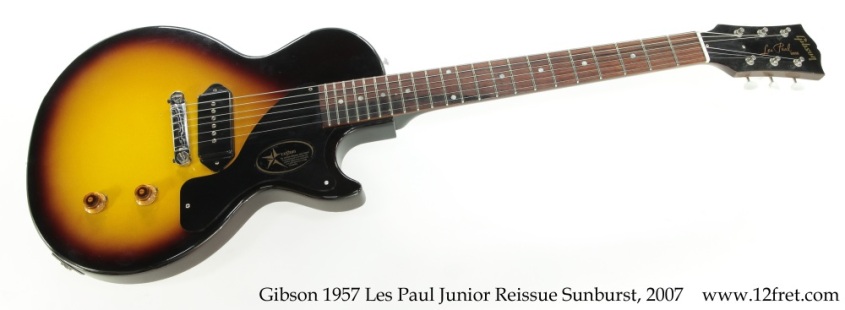 Gibson 1957 Les Paul Junior Reissue Sunburst, 2007 Full Front View