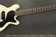 Gibson 1958 Les Paul Junior Double Cut Reissue TV White, 2004 Full Front View