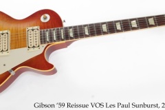 Gibson '59 Reissue VOS Les Paul Sunburst, 2010 Full Front View