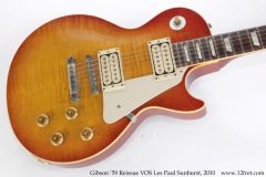 Gibson '59 Reissue VOS Les Paul Sunburst, 2010 Top View