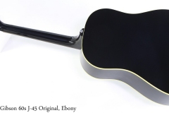 Gibson 60s J-45 Original, Ebony Full Rear View