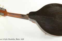 Gibson A-Style Mandolin, Black, 1928  Full Front View