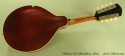 Gibson a-4 mandolin 1914 full rear