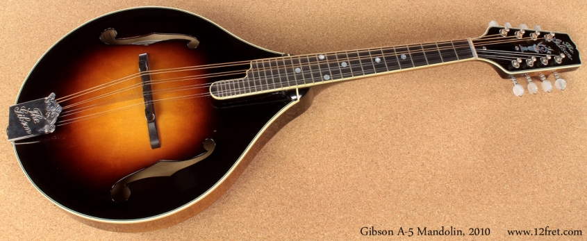 2010 Gibson A-5 Mandolin full front view