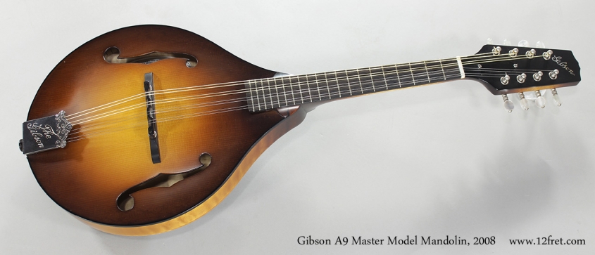 Gibson A9 Master Model Mandolin, 2008 Full Front View