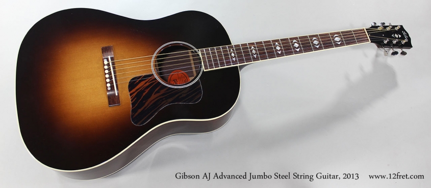 Gibson AJ Advanced Jumbo Steel String Guitar, 2013 Full Front View