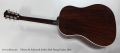 Gibson AJ Advanced Jumbo Steel String Guitar, 2013 Full Rear View