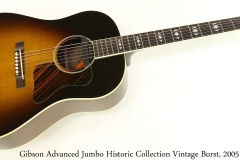 Gibson Advanced Jumbo Historic Collection Vintage Burst, 2005 Full Front View