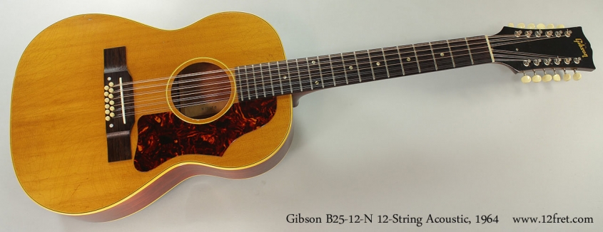 Gibson B25-12-N 12-String Acoustic, 1964 Full Front View