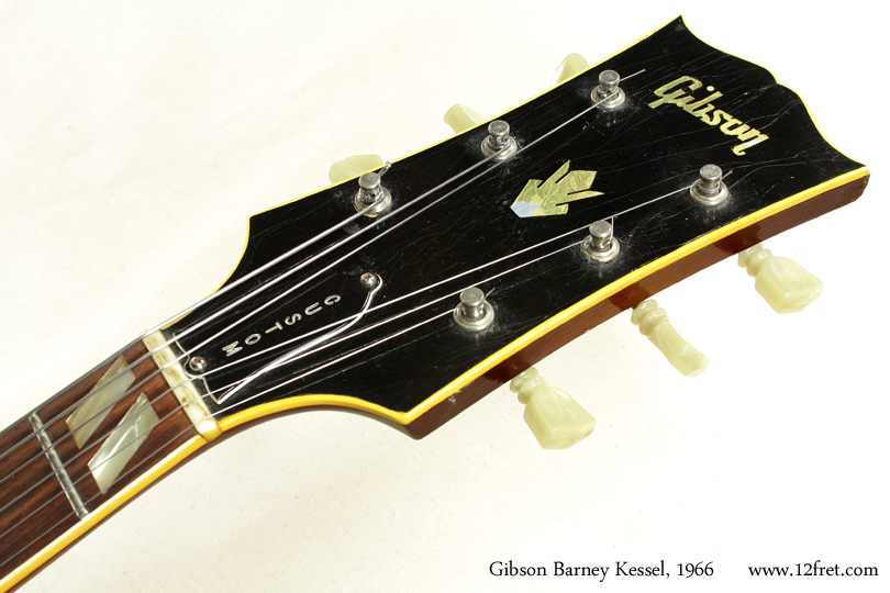 Gibson Cherryburst Barney Kessel 1966 head front
