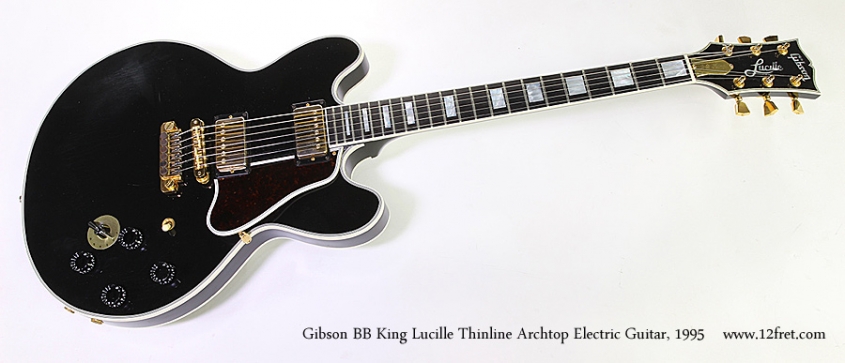 Gibson BB King Lucille Thinline Archtop Electric Guitar, 1995 Full Front View