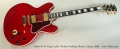 Gibson B. B. King Lucille Thinline Archtop Electric, Cherry, 2005 Full Front View