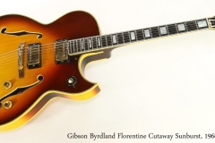 Gibson Byrdland Florentine Cutaway Sunburst, 1968   Full Front View
