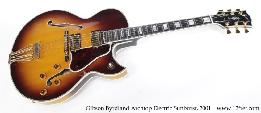 Gibson Byrdland Archtop Electric Sunburst, 2001 Full Front View