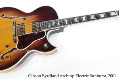 Gibson Byrdland Archtop Electric Sunburst, 2001 Full Front View