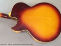 Gibson Byrdland Florentine Sunburst, 1969 back