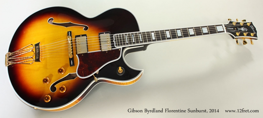 Gibson Byrdland Florentine Sunburst, 2014 Full Front View