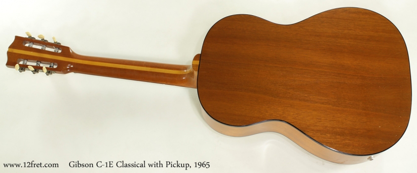 Gibson C-1E Classical 1965 full rear view