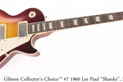 Gibson Collector's Choice™ #7 1960 Les Paul "Shanks", 2013 Full Front View