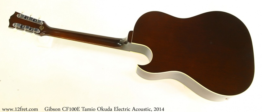 Gibson CF100E Tamio Okuda Electric Acoustic, 2014 Full Rear View