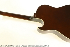 Gibson CF100E Tamio Okuda Electric Acoustic, 2014 Full Rear View