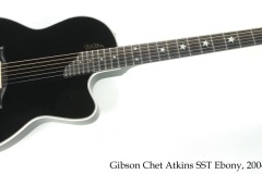 Gibson Chet Atkins SST Ebony, 2004 Full Front View