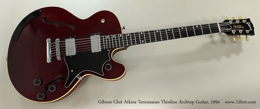 Gibson Chet Atkins Tennessean Thinline Archtop Guitar, 1994 Full Front View
