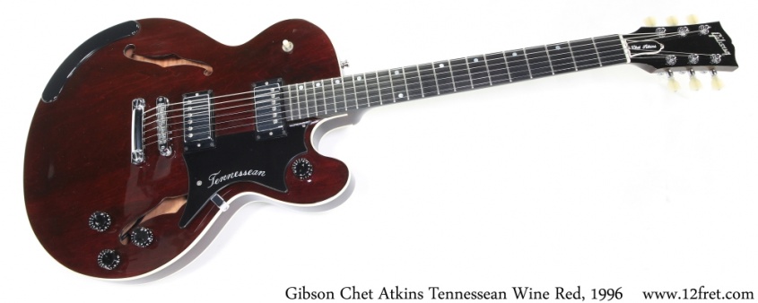 Gibson Chet Atkins Tennessean Wine Red, 1996 Full Front View