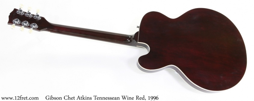 Gibson Chet Atkins Tennessean Wine Red, 1996 Full Rear View