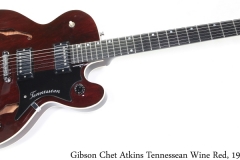 Gibson Chet Atkins Tennessean Wine Red, 1996 Full Front View