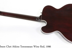 Gibson Chet Atkins Tennessean Wine Red, 1996 Full Rear View