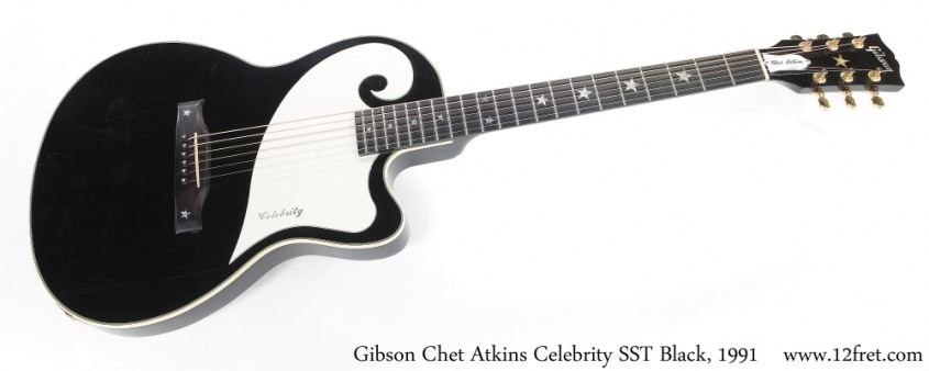 Gibson Chet Atkins Celebrity SST Black, 1991 Full Front View