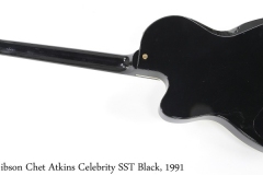 Gibson Chet Atkins Celebrity SST Black, 1991 Full Rear View
