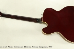 Gibson Chet Atkins Tennessean Thinline Archtop Burgundy, 1997 Full Rear View
