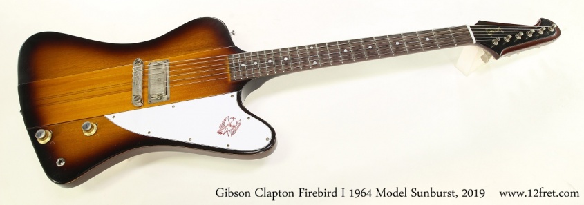 Gibson Clapton Firebird I 1964 Model Sunburst, 2019 Full Front View