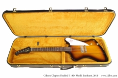 Gibson Clapton Firebird I 1964 Model Sunburst, 2019 Case Open View