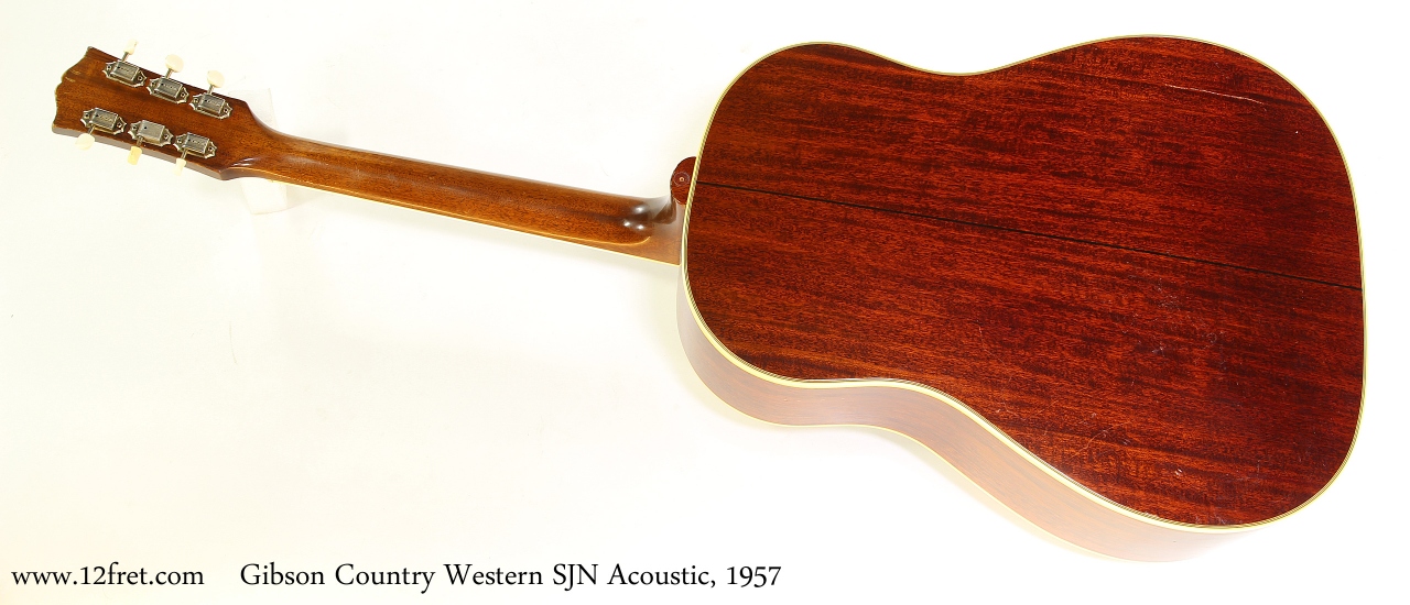 Gibson Country Western SJN Acoustic, 1957  Full Rear View