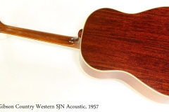 Gibson Country Western SJN Acoustic, 1957  Full Rear View