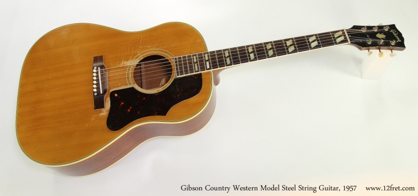 Gibson Country Western Model Steel String Guitar, 1957 Full Front View