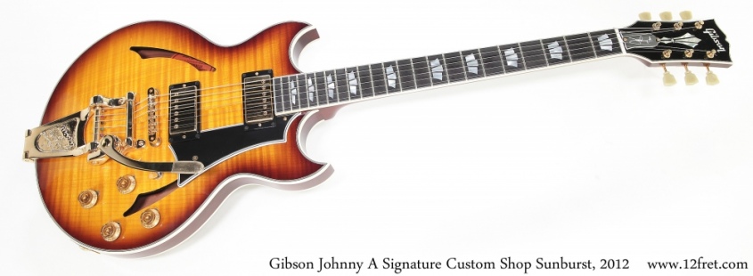 Gibson Johnny A Signature Custom Shop Sunburst, 2012 Full Front View