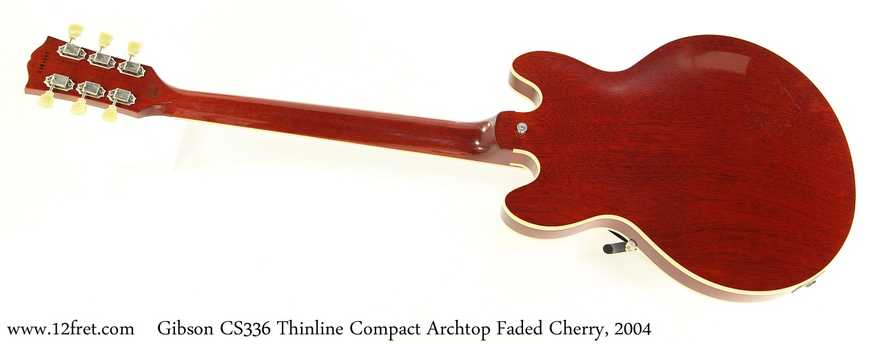 Gibson CS336 Thinline Compact Archtop Faded Cherry, 2004 Full Rear View