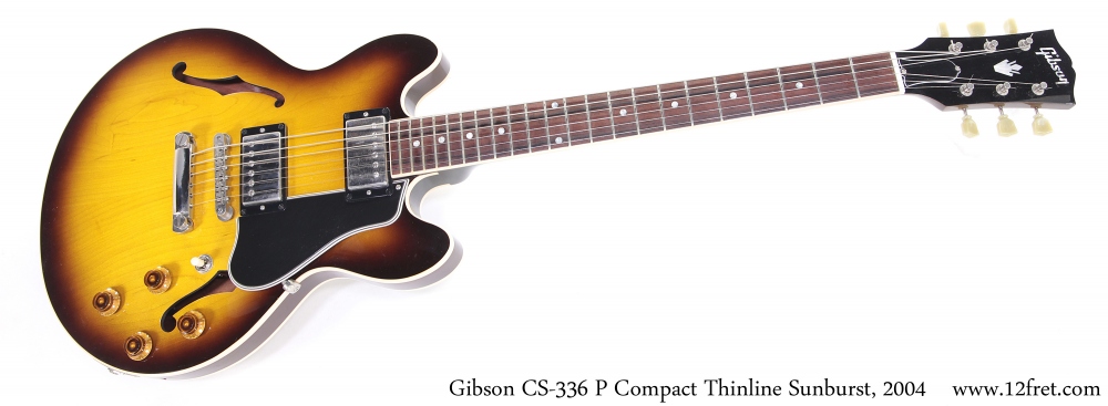 Gibson CS-336 P Compact Thinline Sunburst, 2004 Full Front View