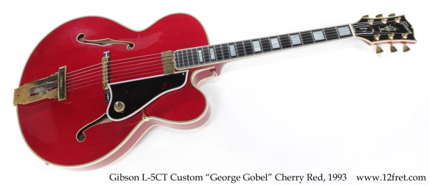 Gibson L-5CT Custom "George Gobel" Cherry Red, 1993 Full Rear View