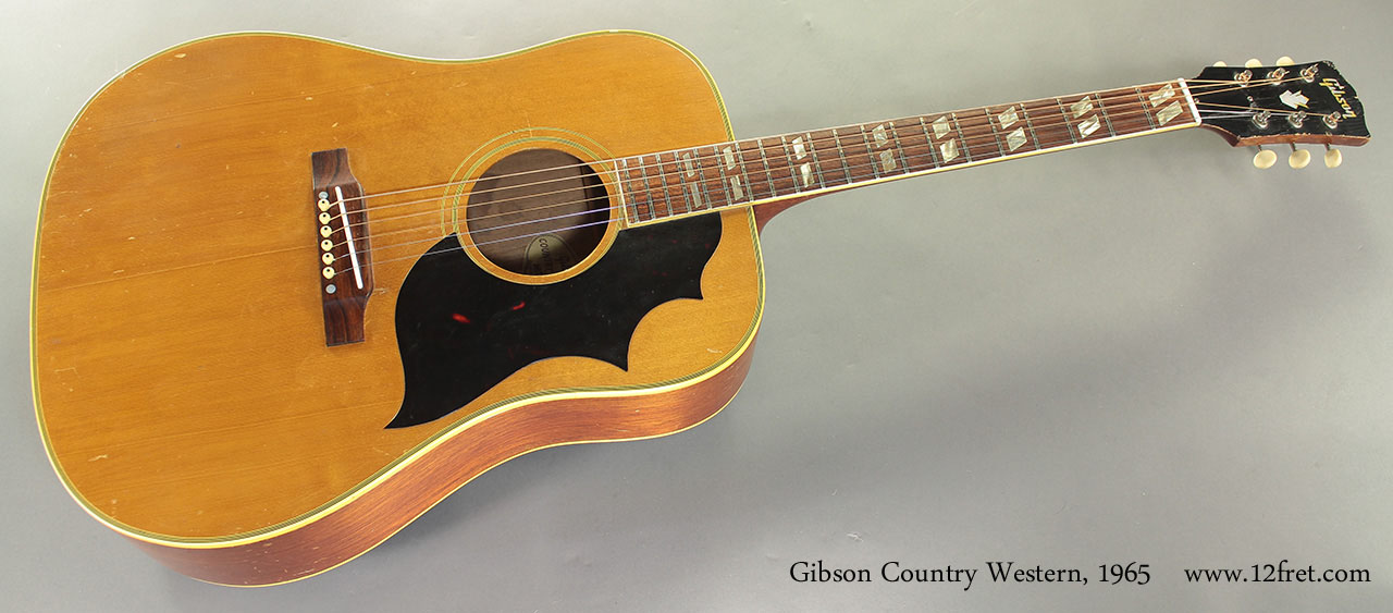 onderpand Automatisering Absorberen 1965 Gibson Country Western SOLD| www.12fret.com