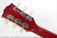 Gibson 'Donna' Collector's Choice #5 59 Les Paul Standard Burst, 2015 Head Rear View